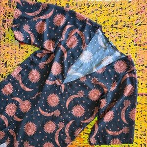 Women's Celestial Print Robe